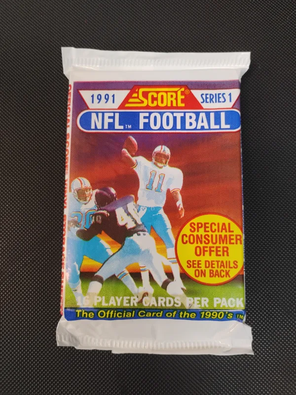 1991 Score NFL Football Cards Series 1 Pack