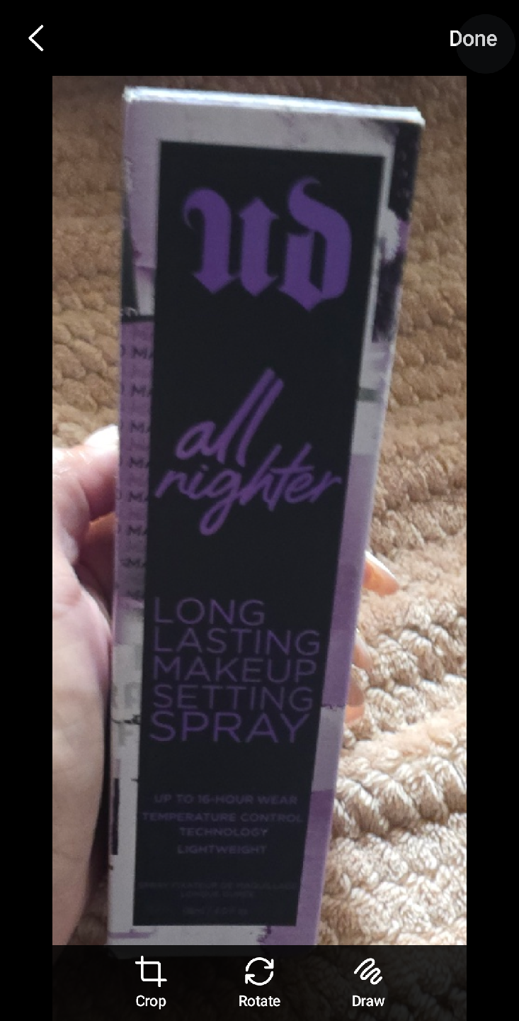 Urban Decay All Nighter Long Lasting Makeup Setting spray