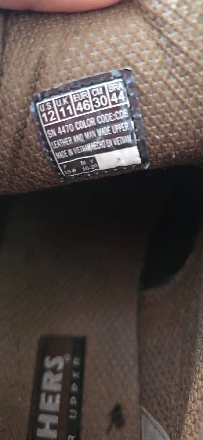 Skechers Leather Upper Brown Boots US 12 image indicator(2)