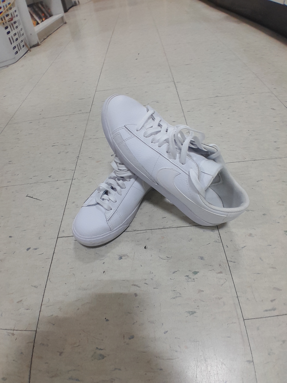Nike Blazer Low Leather White Sneakers Size 9 - photo 5