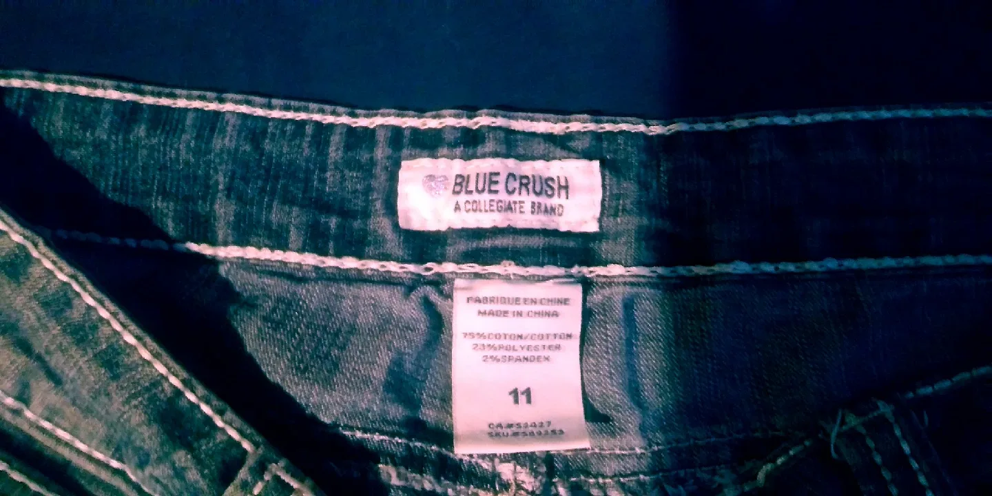 Blue Crush Denim Shorts - Size 11 image indicator(2)