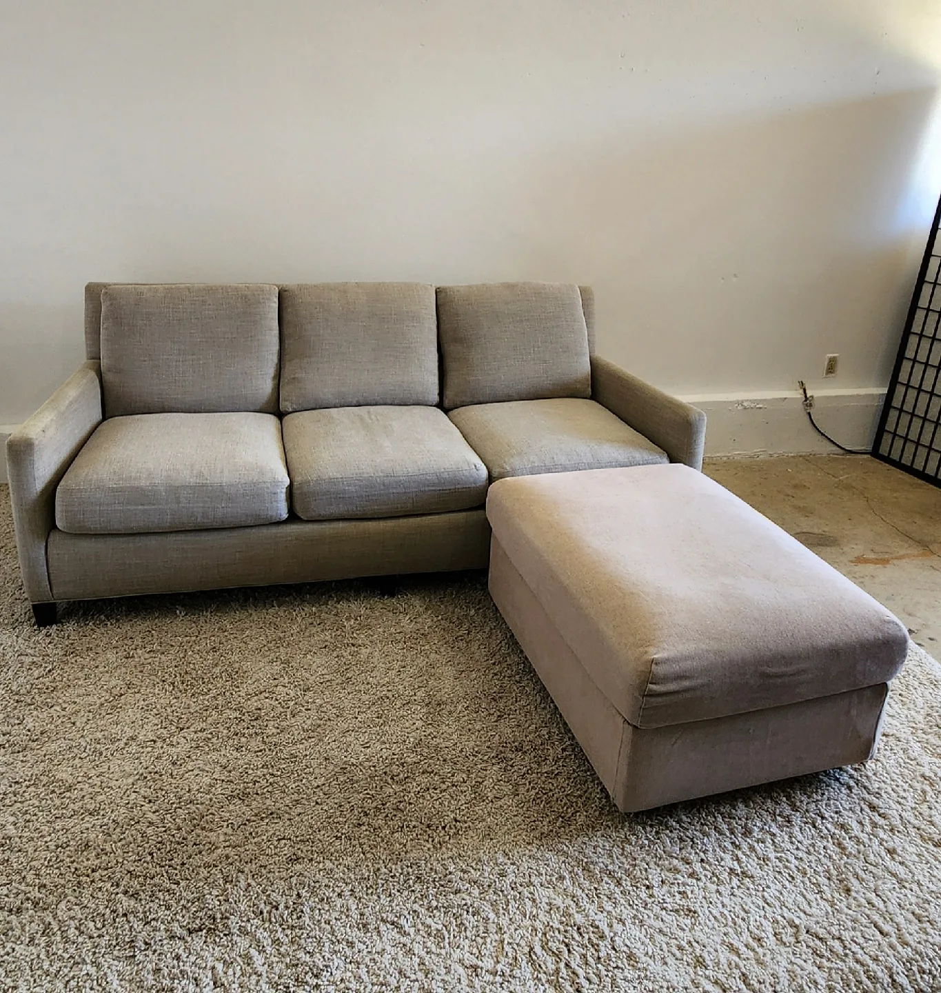 Sectional L Shape 3 Seater Sofa with Storage Ottoman image indicator(2)