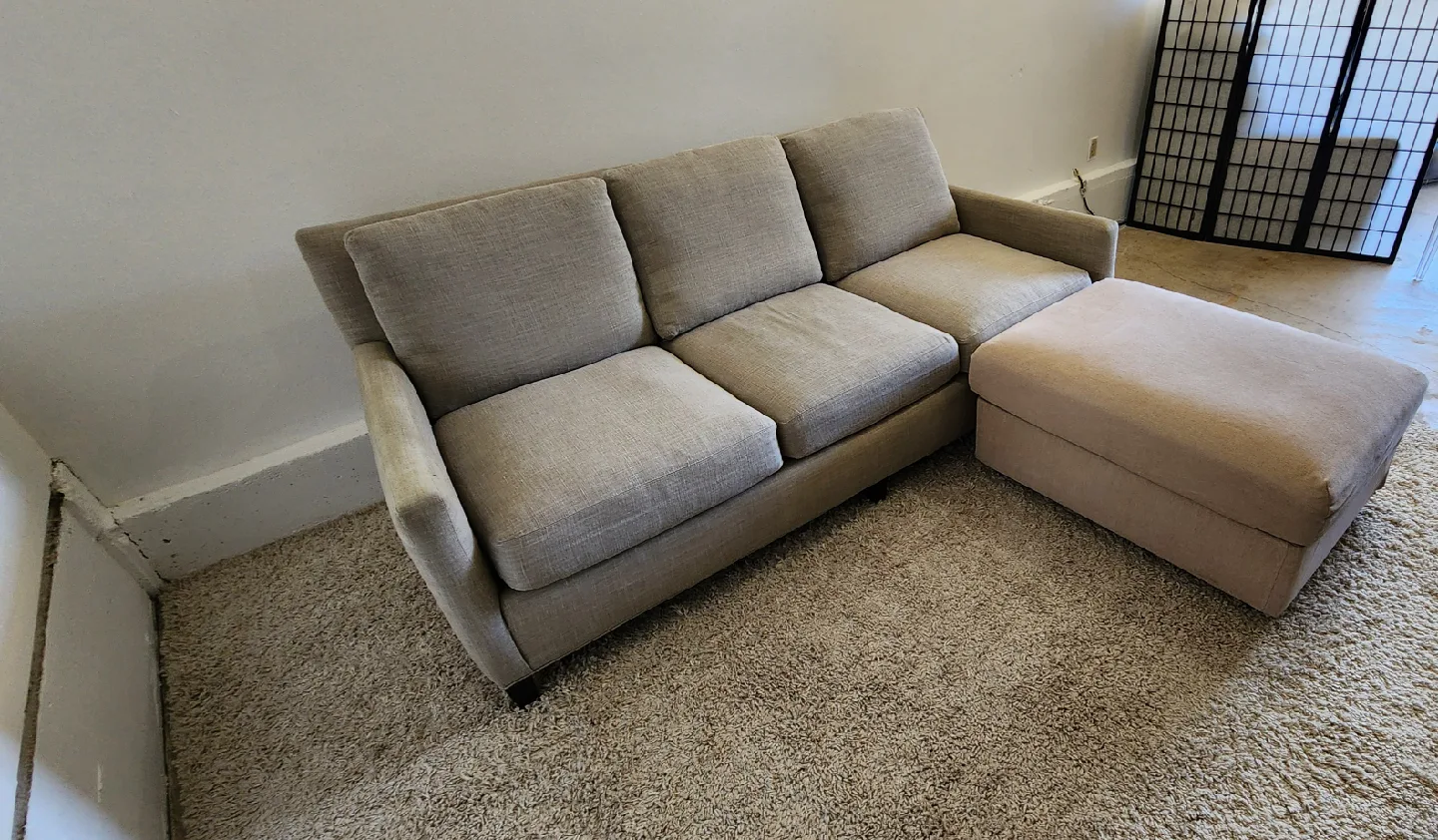 Sectional L Shape 3 Seater Sofa with Storage Ottoman image indicator(4)