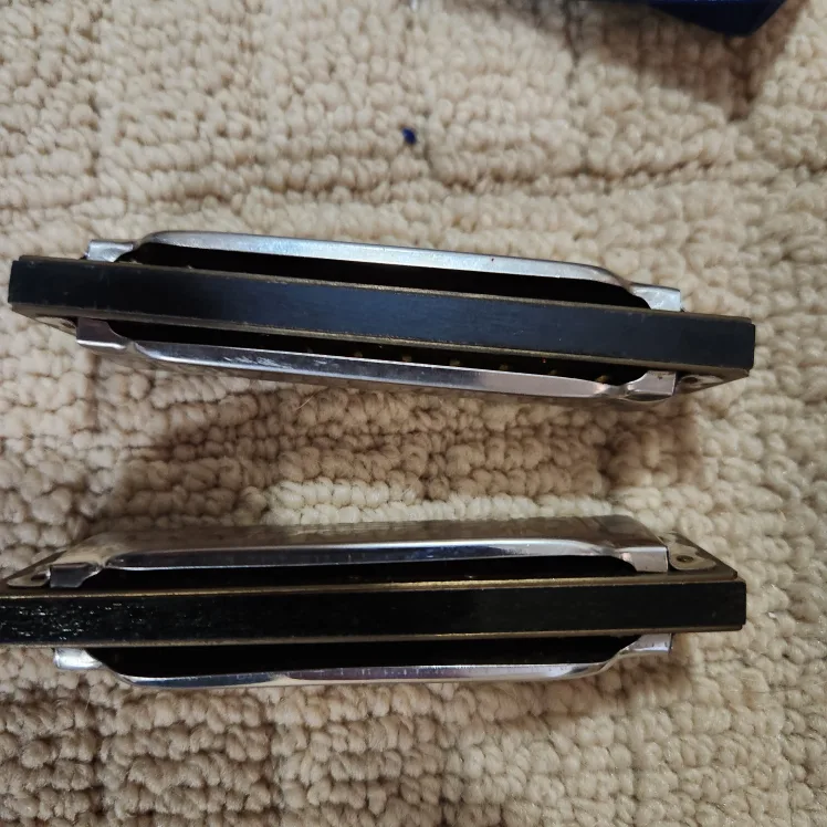 Hohner Blues Harp Harmonica Set G &C image indicator(4)