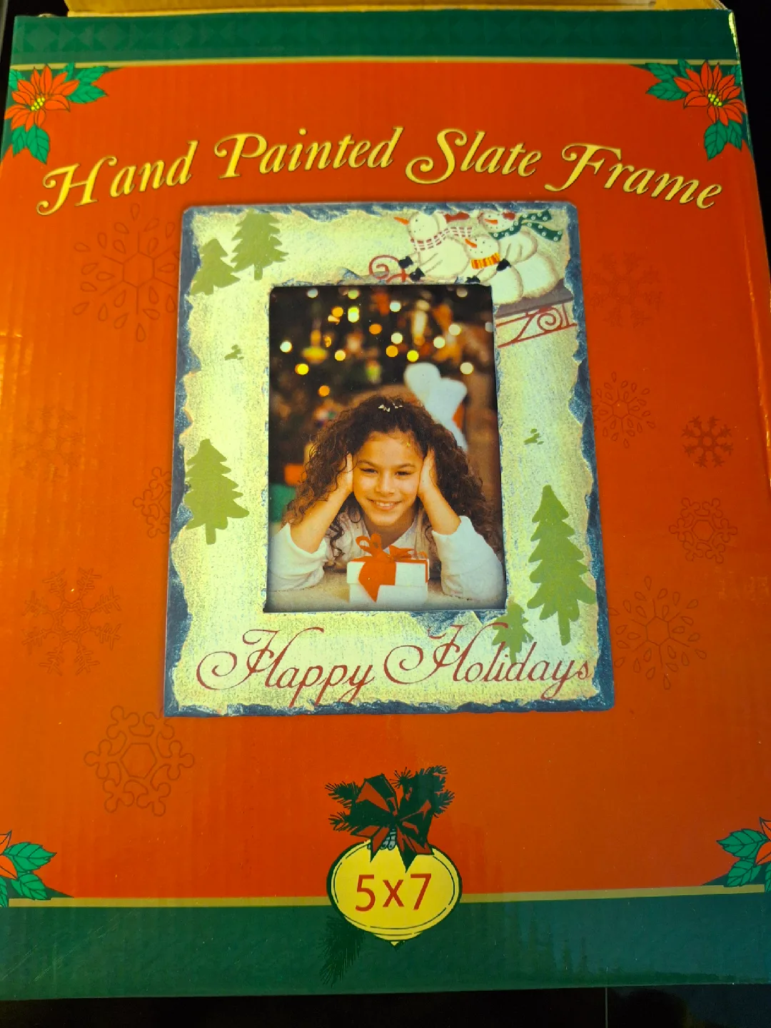 Hand painted Slate frame. image indicator(2)