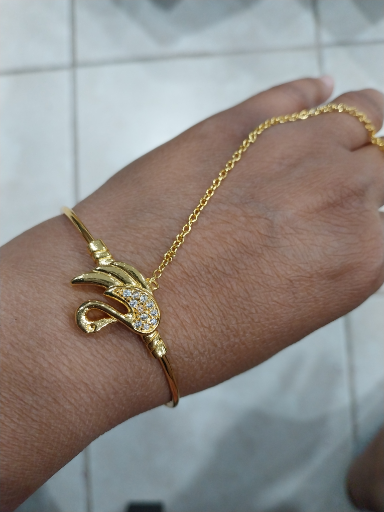 Gold Tone Bracelet Ring Set - photo 3