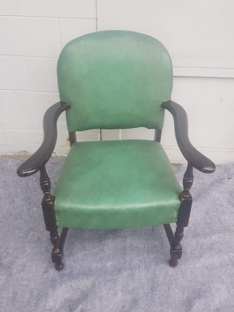 Vintage Green Armchair