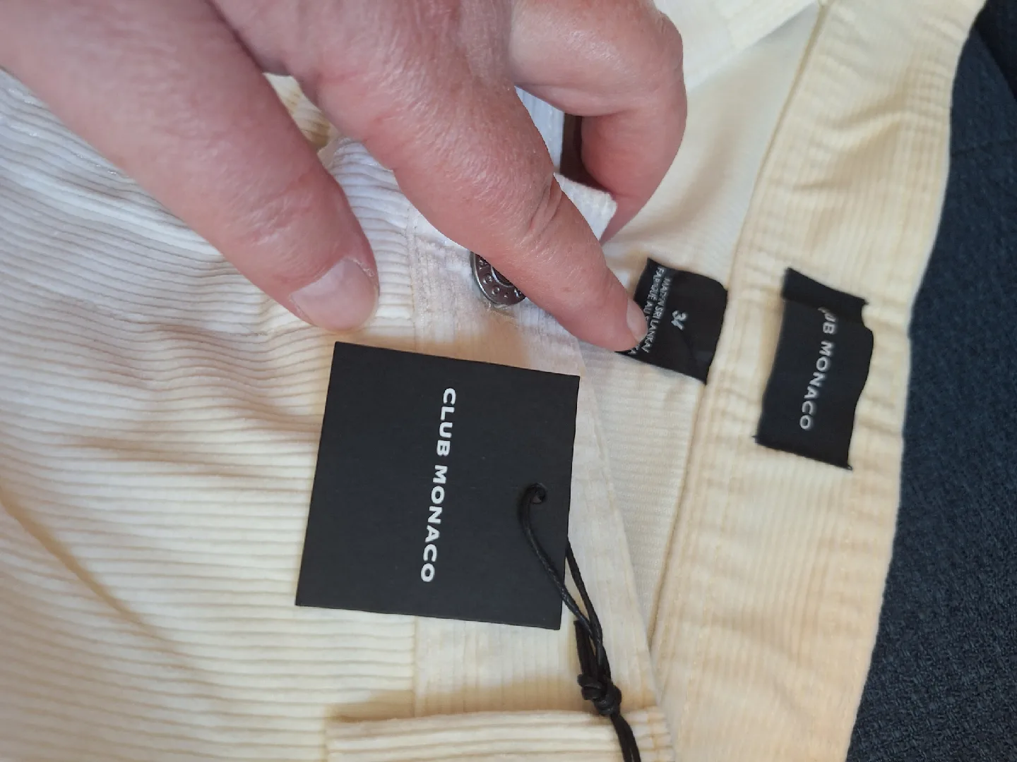 Club Monaco Corduroy Pants - Size 34 image indicator(3)