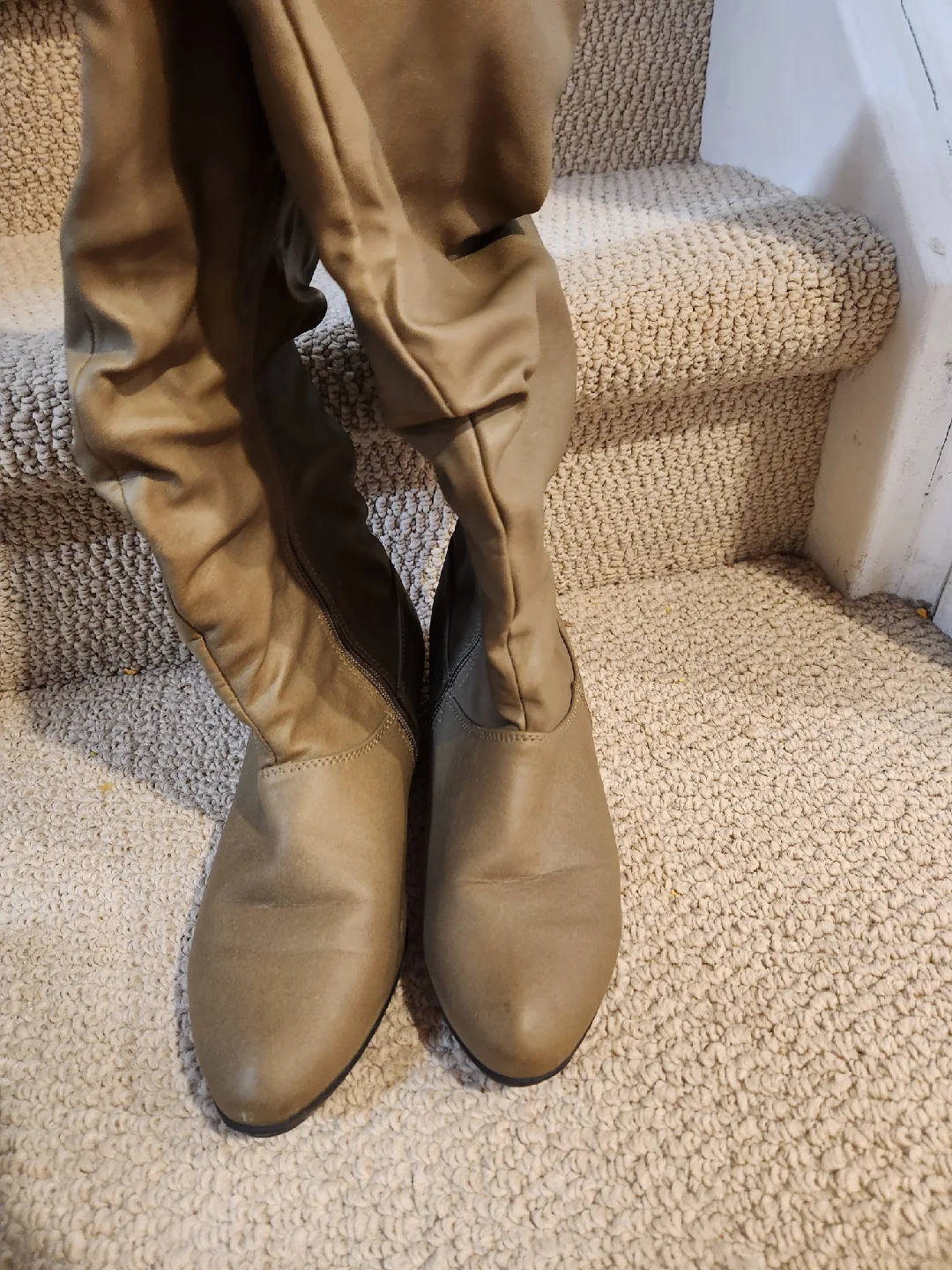 Taupe Boots - Size 8