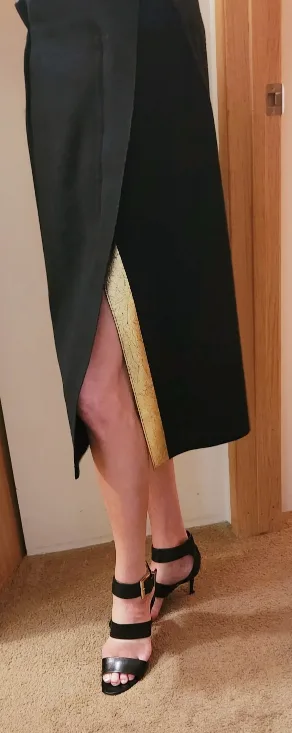 Jil Sander Black Midi Skirt thumbnail