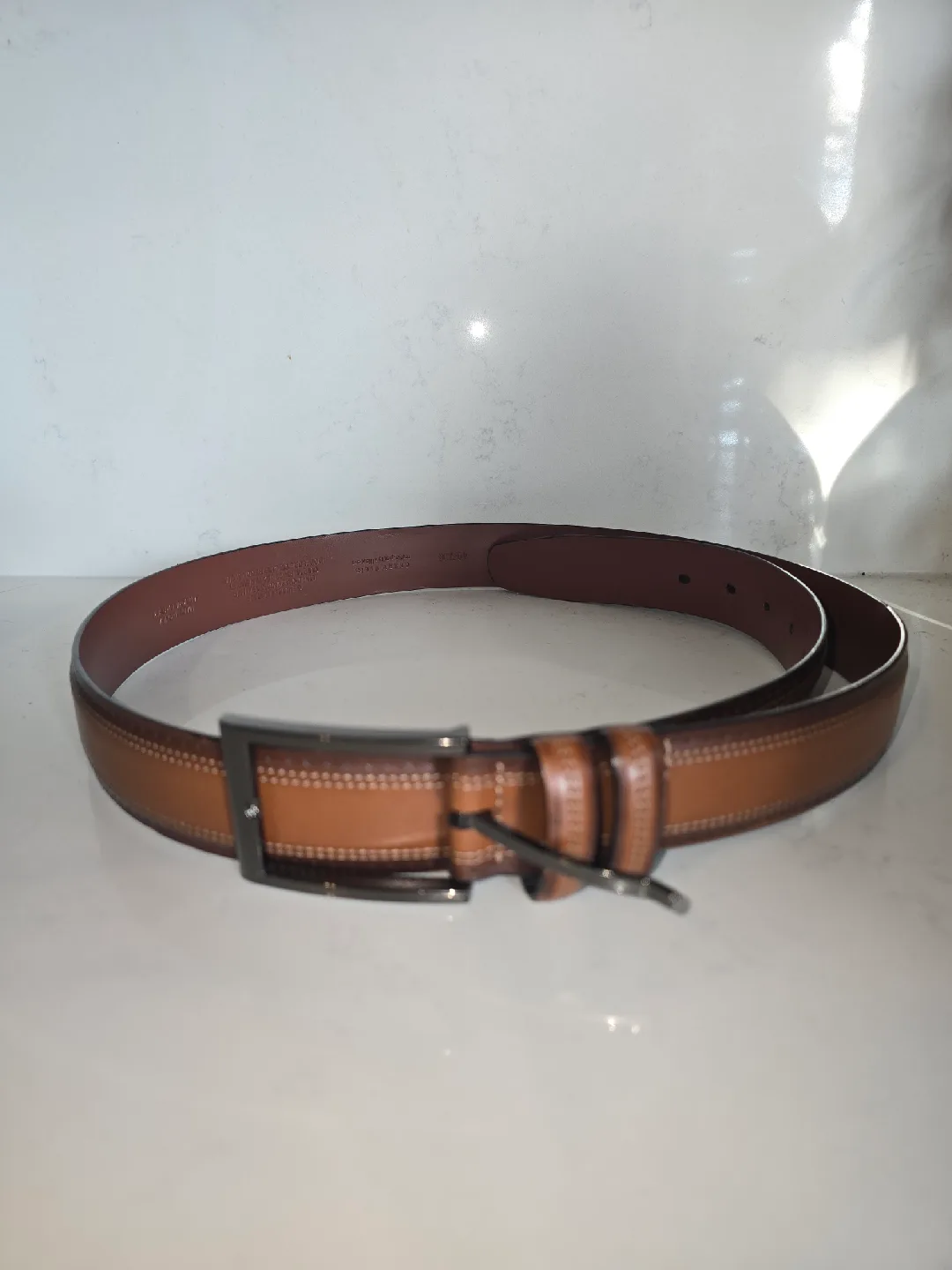 Perry Ellis Leather Belt - Size 40/100 thumbnail