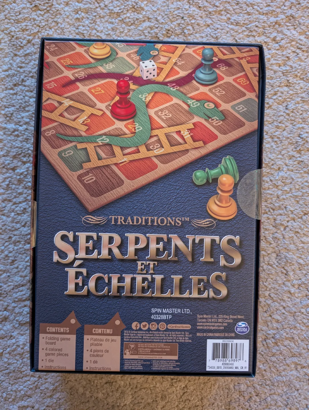 Traditions Snakes and Ladders Board Game image indicator(2)