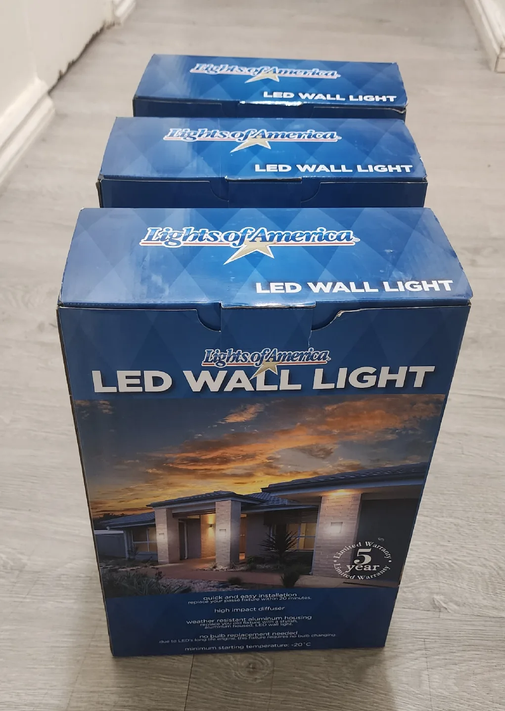 Lights of America LED Wall Light - New in Box! image indicator(5)