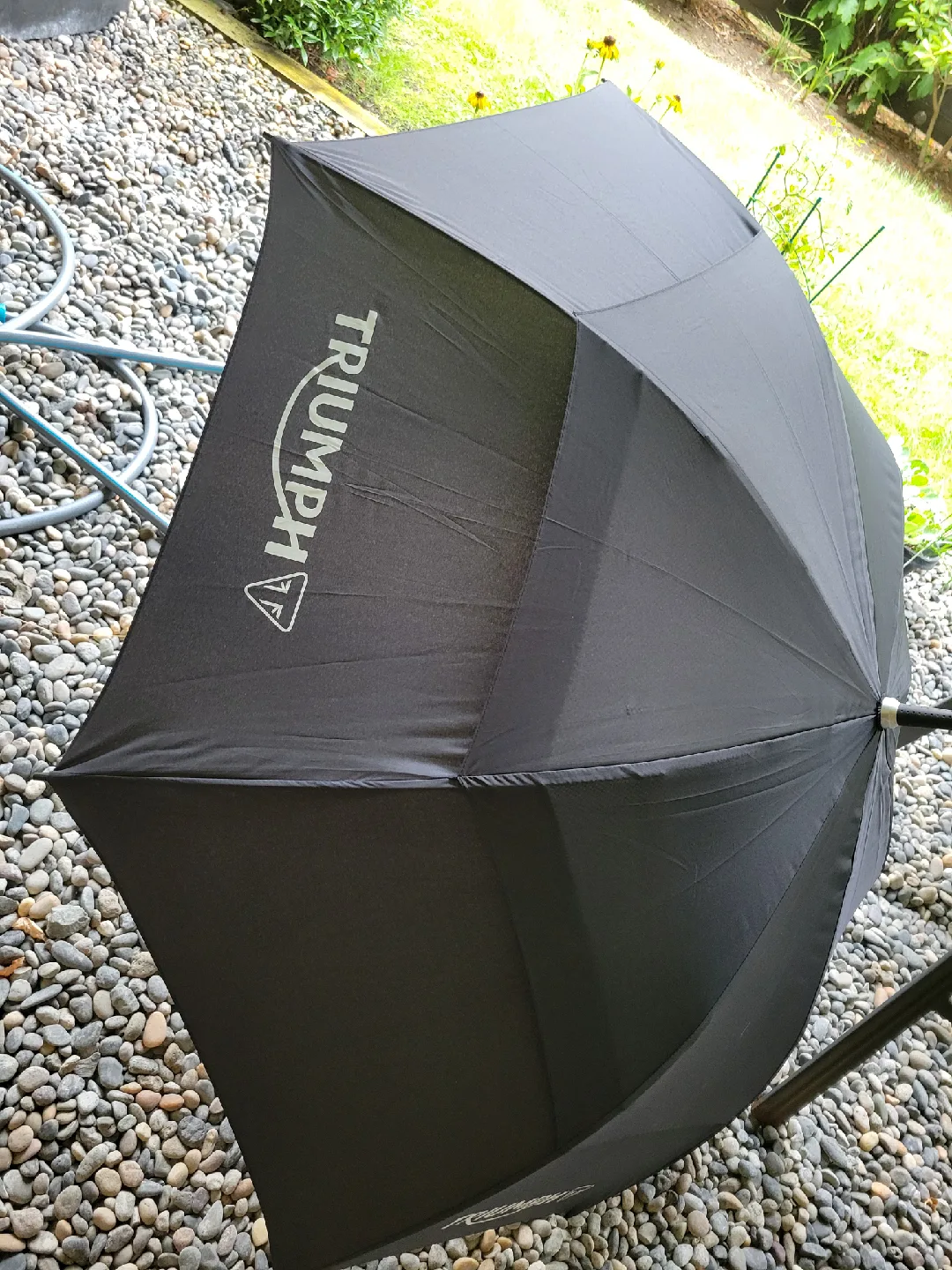Authentic Triumph Motorcycle Umbrella - Black image indicator(3)