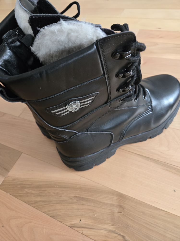 Man Black Winter Boots 9 - photo 3