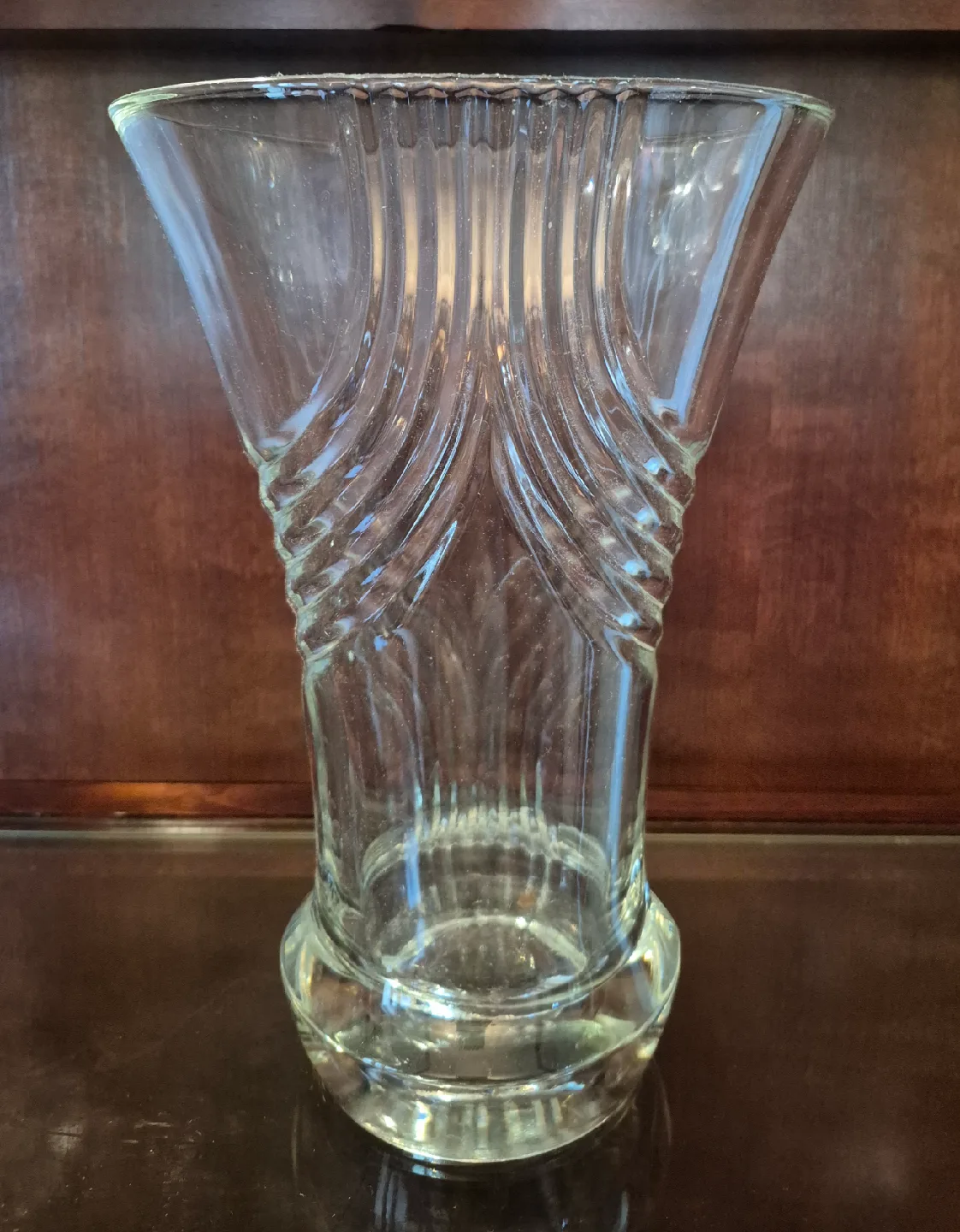 Clear Glass Vase thumbnail
