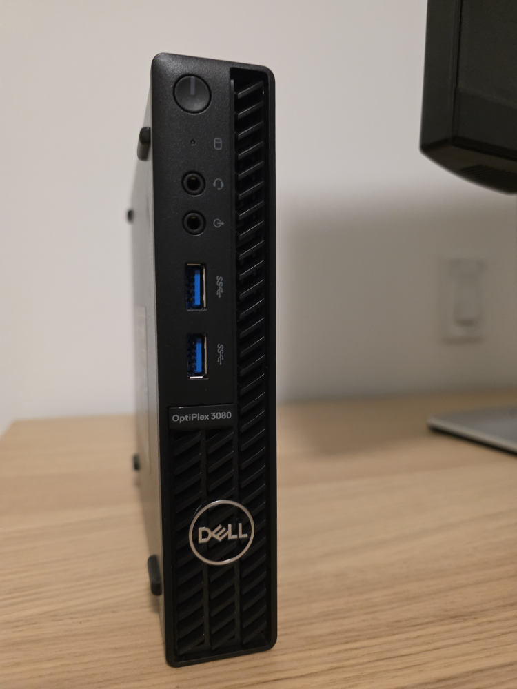 Dell OptiPlex 3080 Micro PC & BenQ GW2475H Monitor