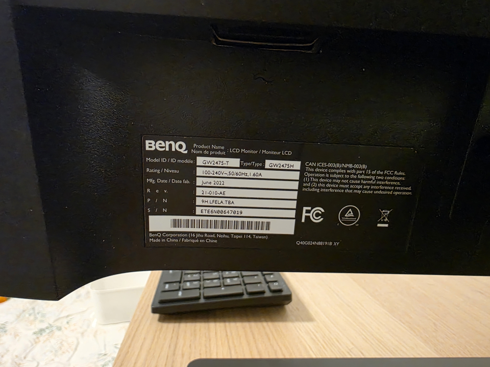 Dell OptiPlex 3080 Micro PC & BenQ GW2475H Monitor - photo 5