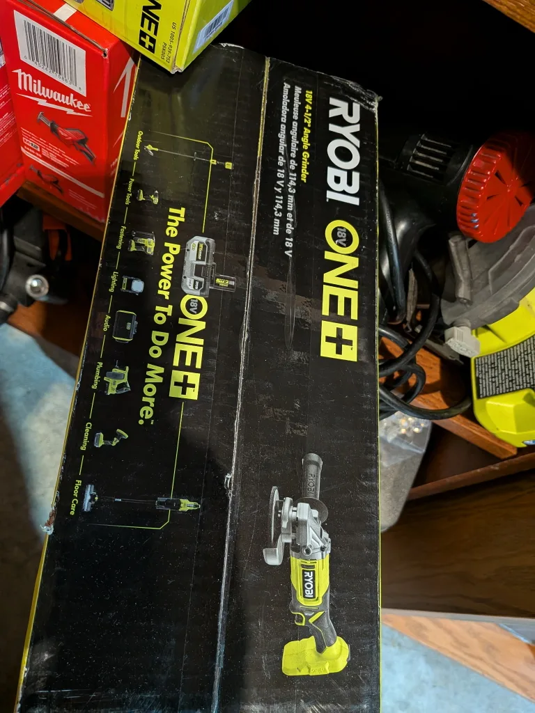 Ryobi ONE+ 18V 4-1/2" Angle Grinder thumbnail