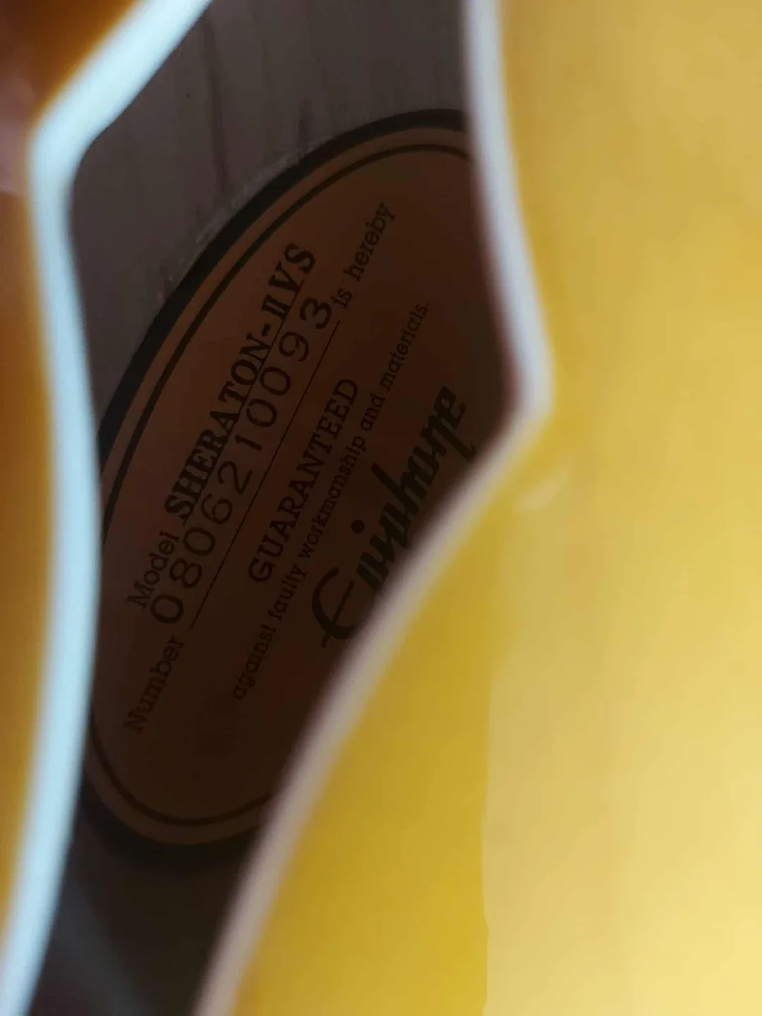 Epiphone Sheraton-II VS Electric Guitar image indicator(4)