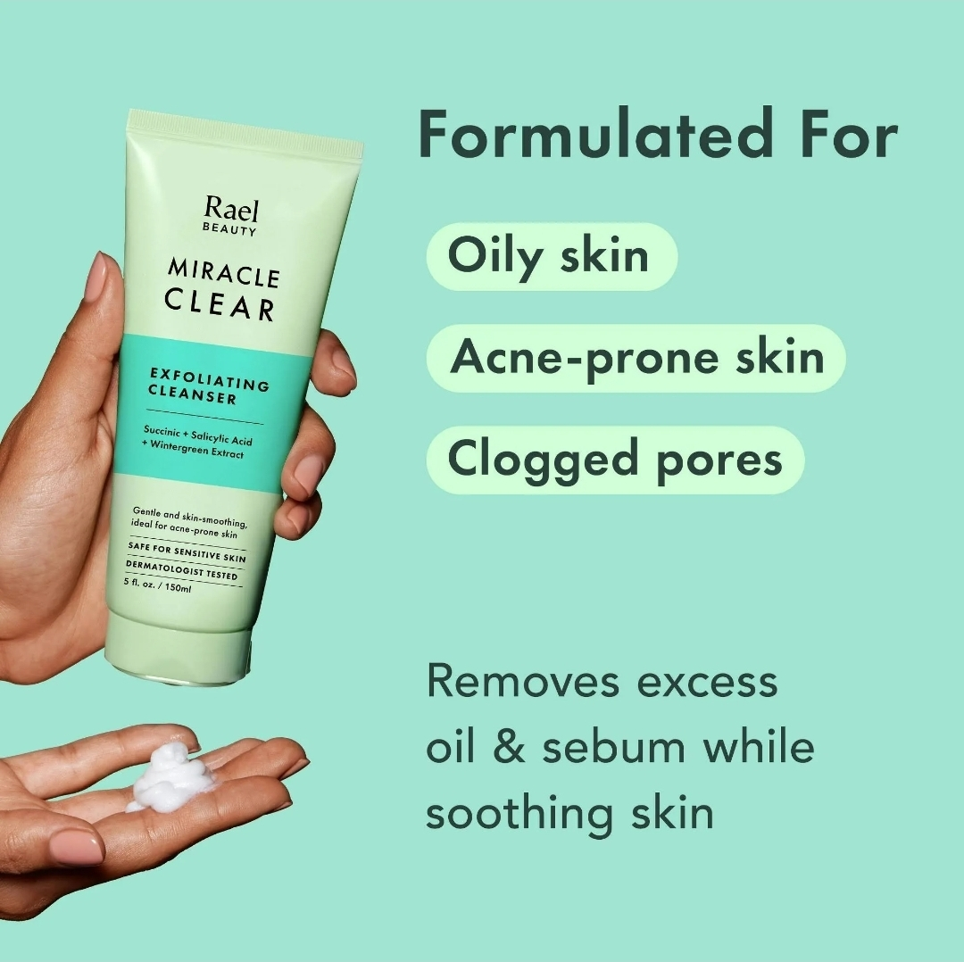 Rael Beauty Miracle Clear Exfoliating Cleanser