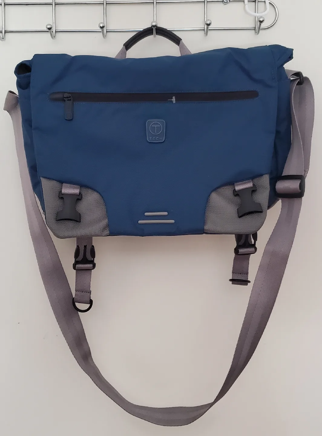 T-Tech Blue Messenger Bag thumbnail