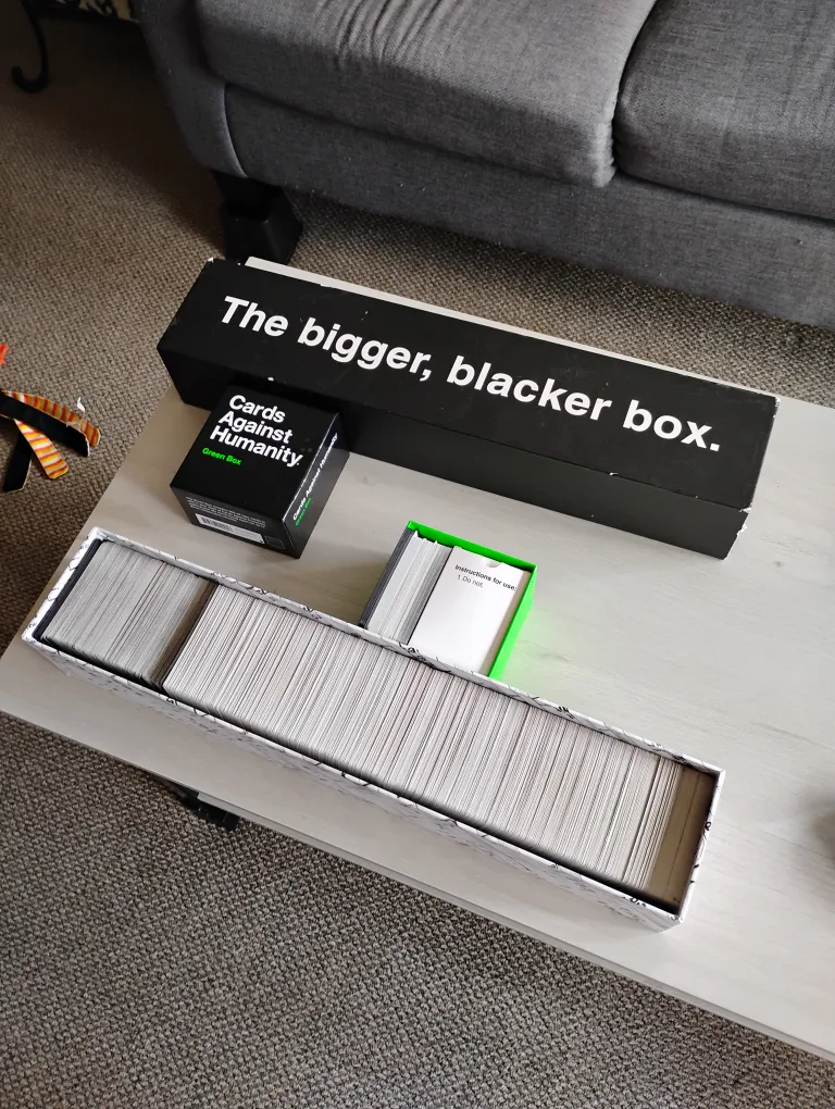 Cards Against Humanity: Bigger, Blacker Box + Green Box image indicator(3)