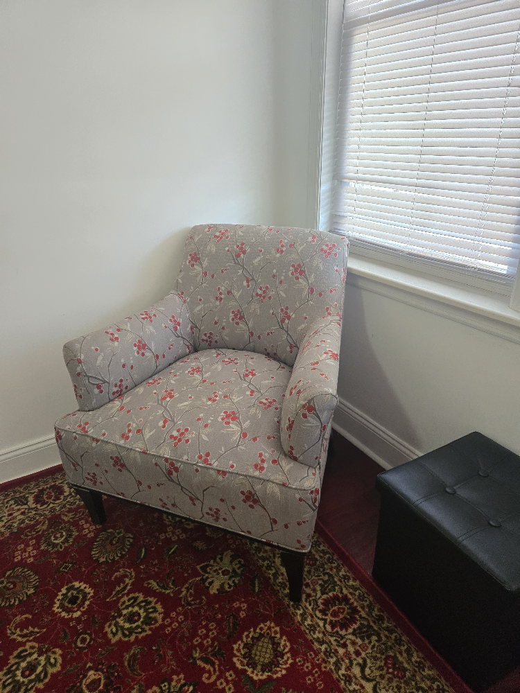 Floral Accent Chair