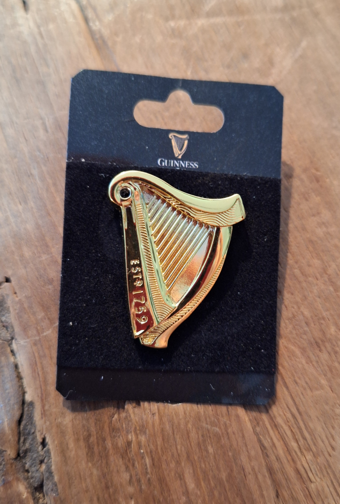 Guinness lapel pin