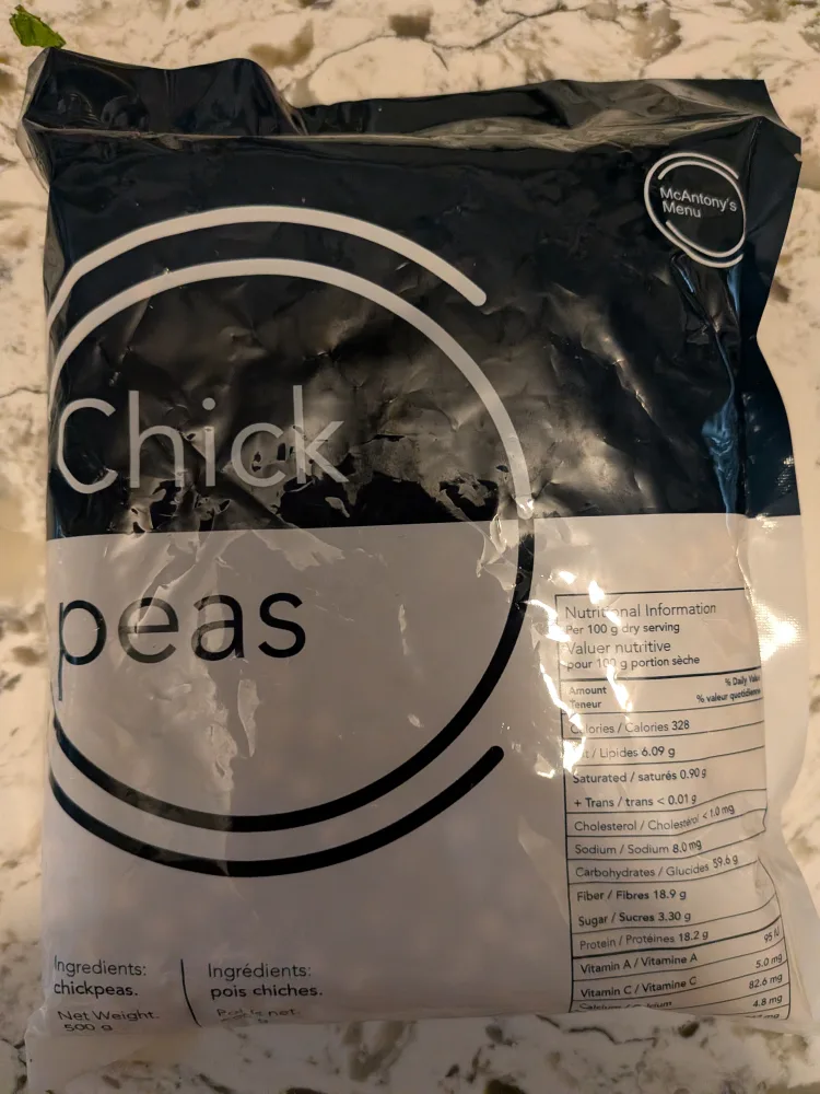 McAntony's Chickpeas - 500g thumbnail