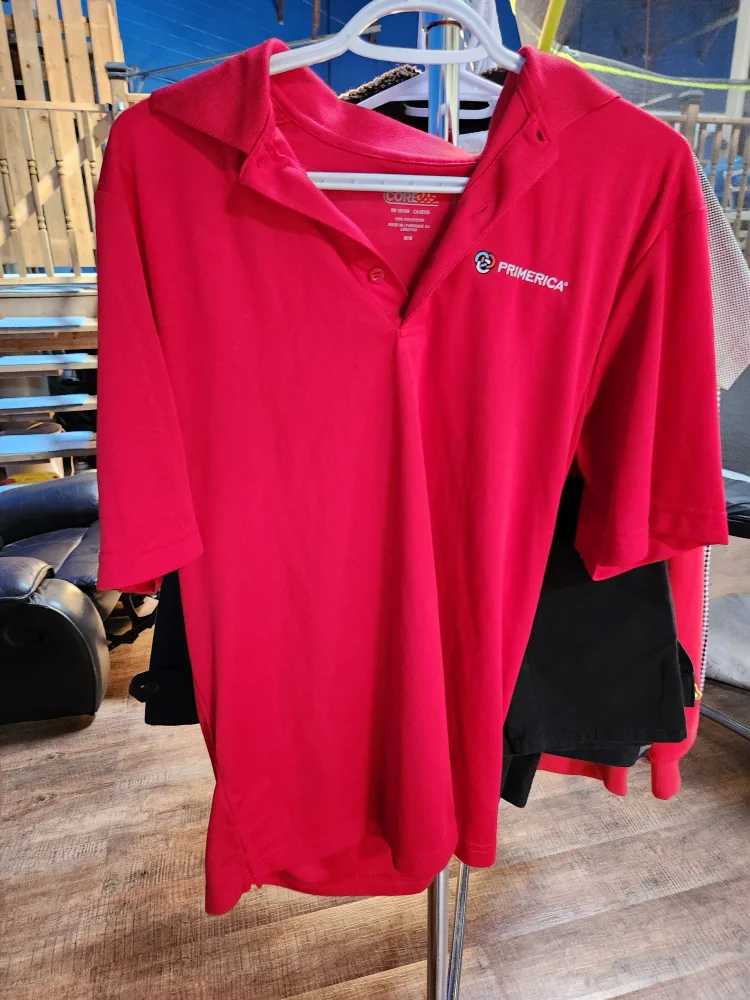 Core 365 Red Polo Shirt - Size M thumbnail