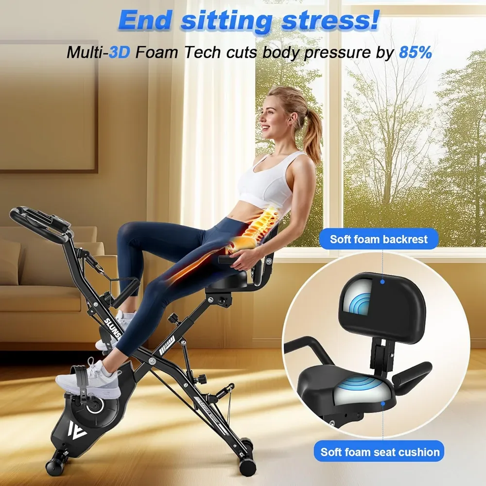 SLUNSE 5-in-1 Whole Body Exercise Bike image indicator(6)
