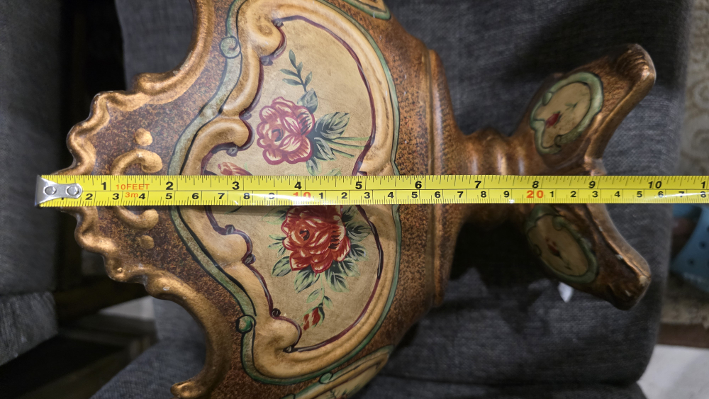 Decorative Floral Bowl - 15 in - photo 5