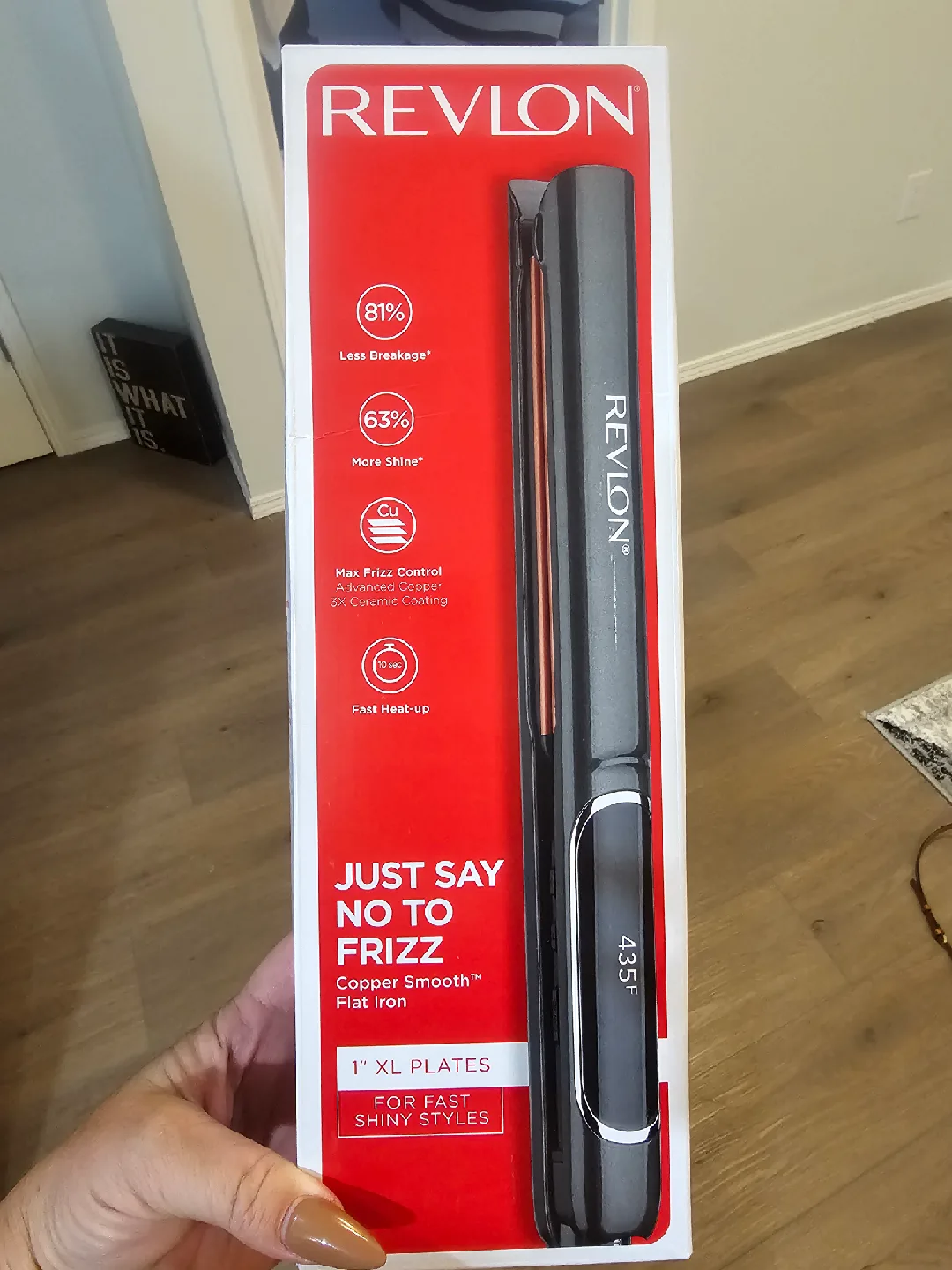 New Revlon Copper Smooth XL Flat Iron thumbnail