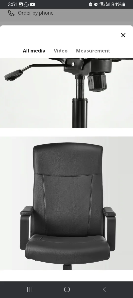 🥕LIKE NEW IKEA Millberget Swivel Chair with back rest 🥕 image indicator(6)