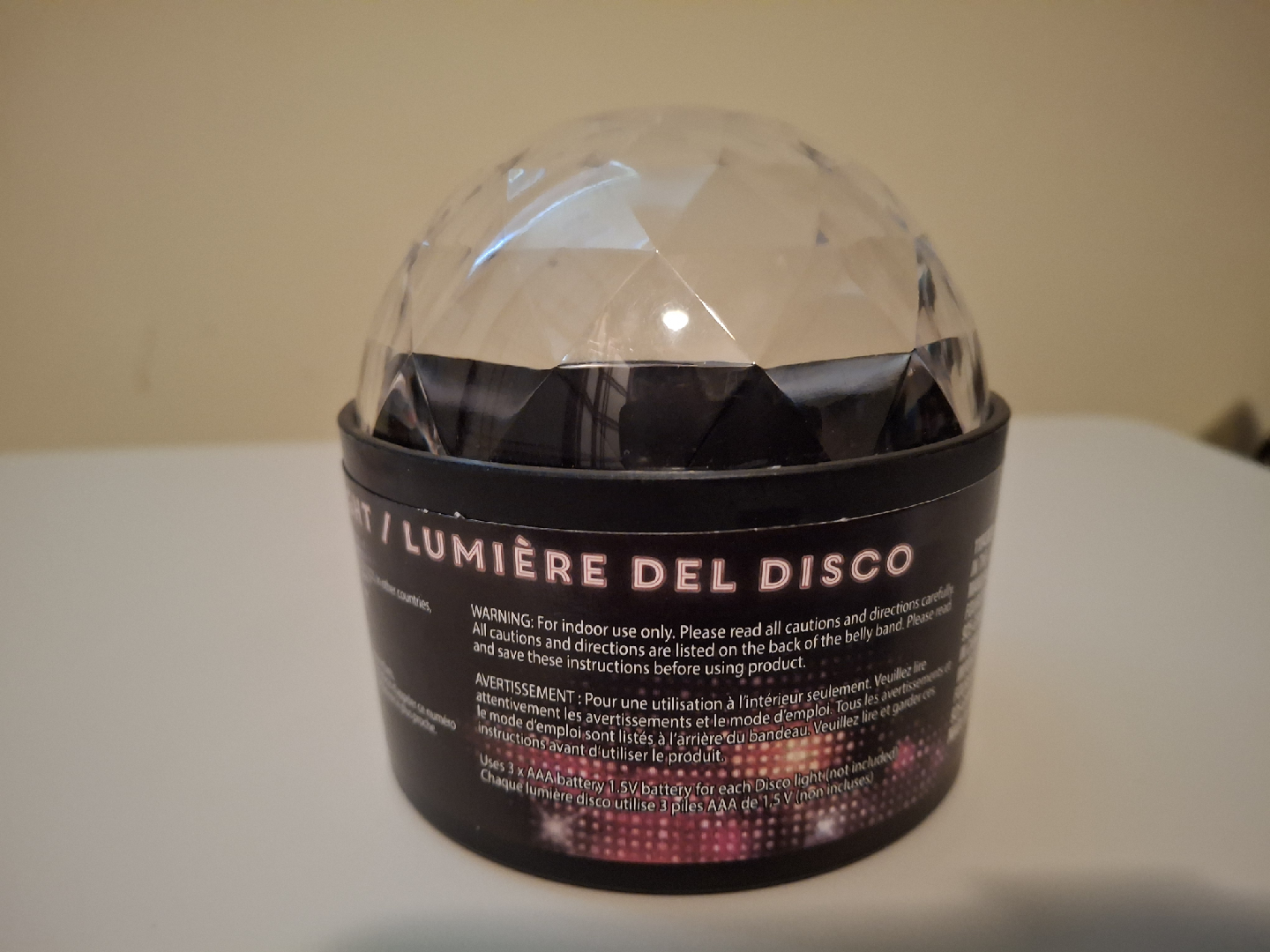 🥕 New LED Disco Light Mini Battery Operated 🥕 - photo 2