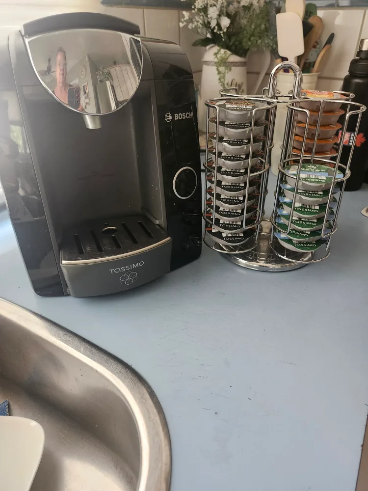 Tassimo Coffee Machine with Pods and  Holder thumbnail
