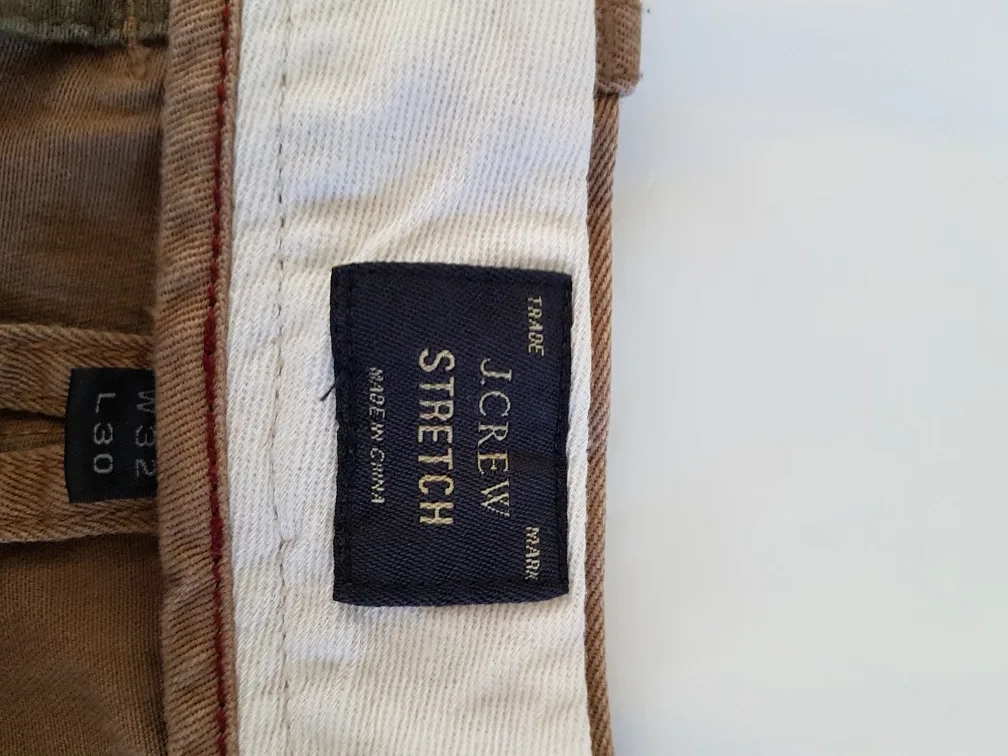J.Crew Stretch Khaki Pants W32 L30 image indicator(2)