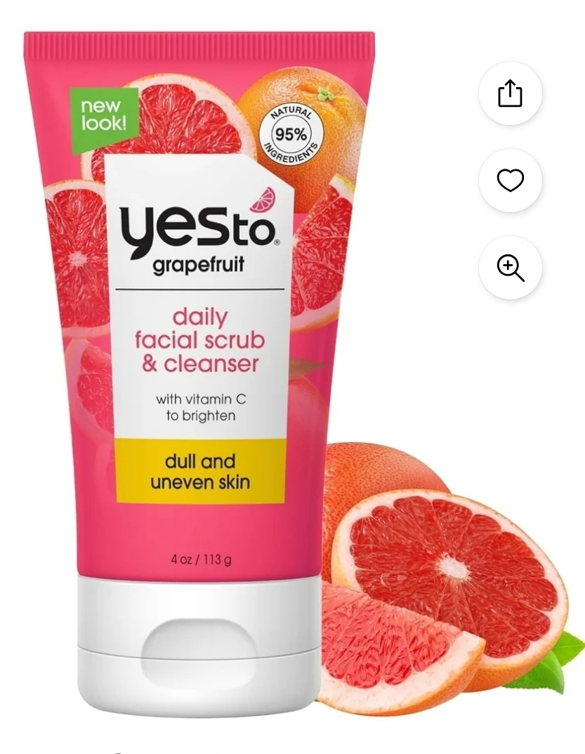 Yes To Grapefruit Daily Facial Scrub & Cleanser