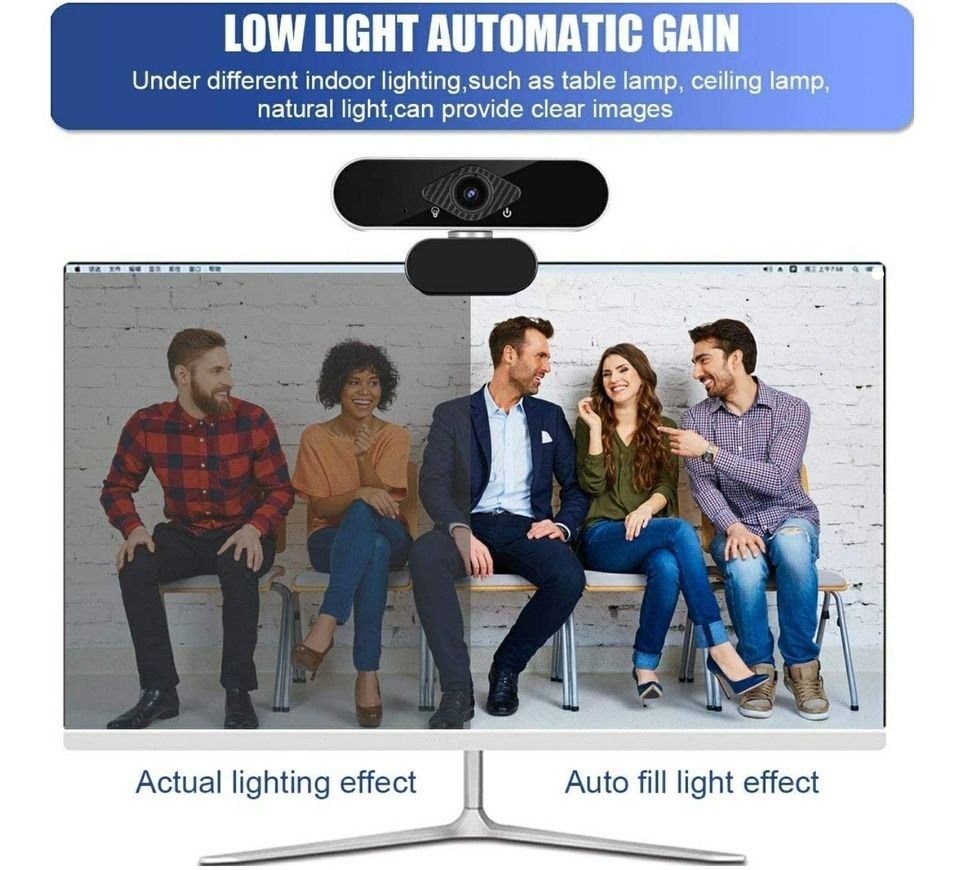 1080P Webcam with Microphone Full HD Computer Camera - photo 5