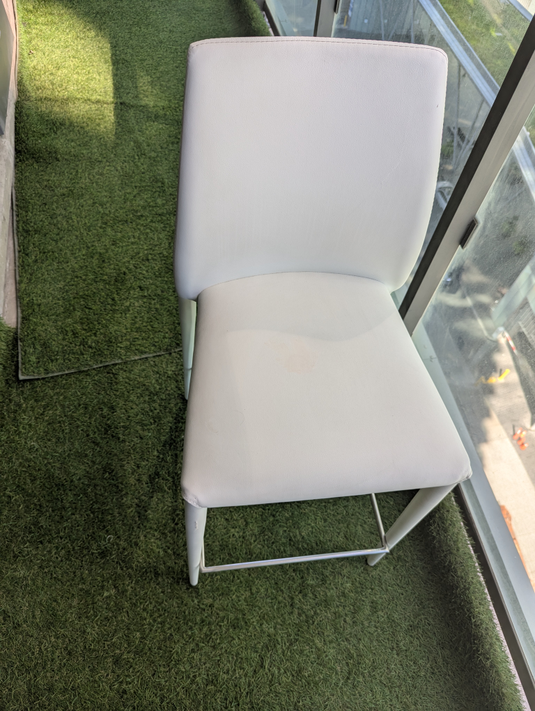 White Bar Stools - Set of 2 - photo 4
