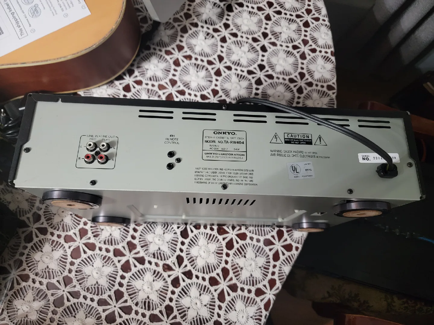 Onkyo Stereo Cassette Tape Deck R1 image indicator(8)