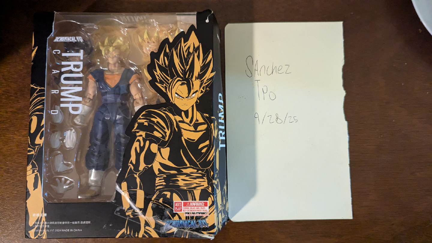 demonical fit trump card vegito. Dragon Ball z Sh figuarts