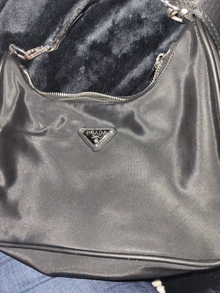 Prada Black Nylon Shoulder Bag image indicator(2)