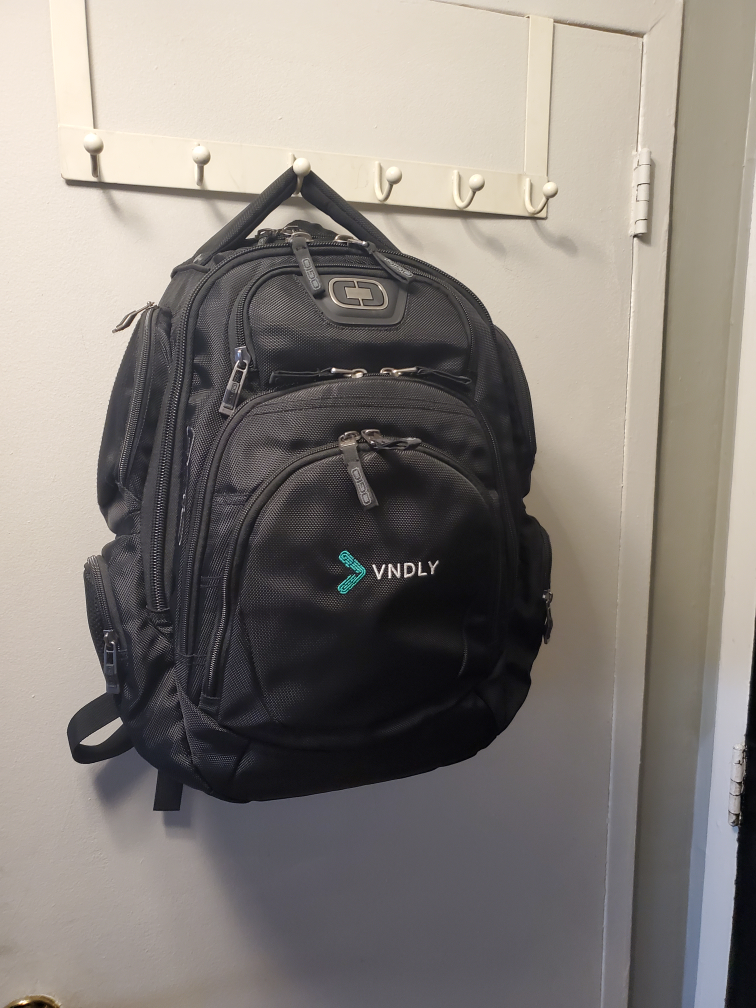 VNDLY Laptop Black Backpack New