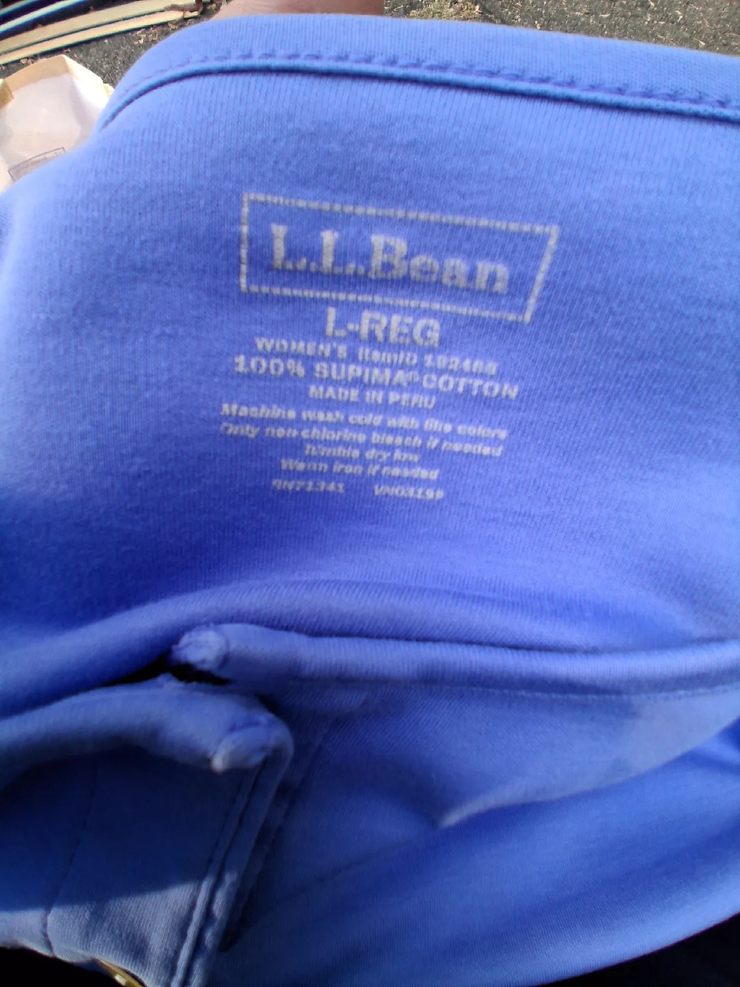 L.L.Bean Women's L-Reg Supima Cotton Cardigan image indicator(3)