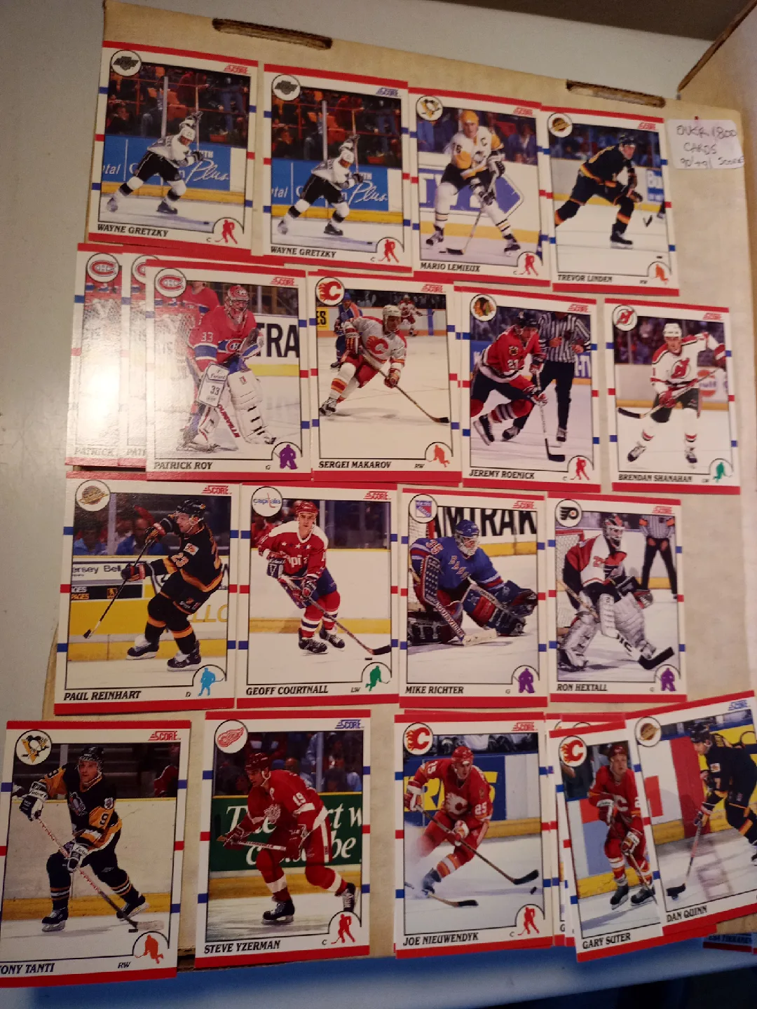 Vintage 90s Hockey Cards Lot - Over 1800! image indicator(2)