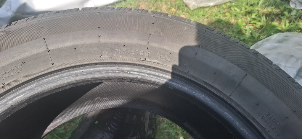 Used 255/55R18 105H Tires - Set of 3 - photo 5