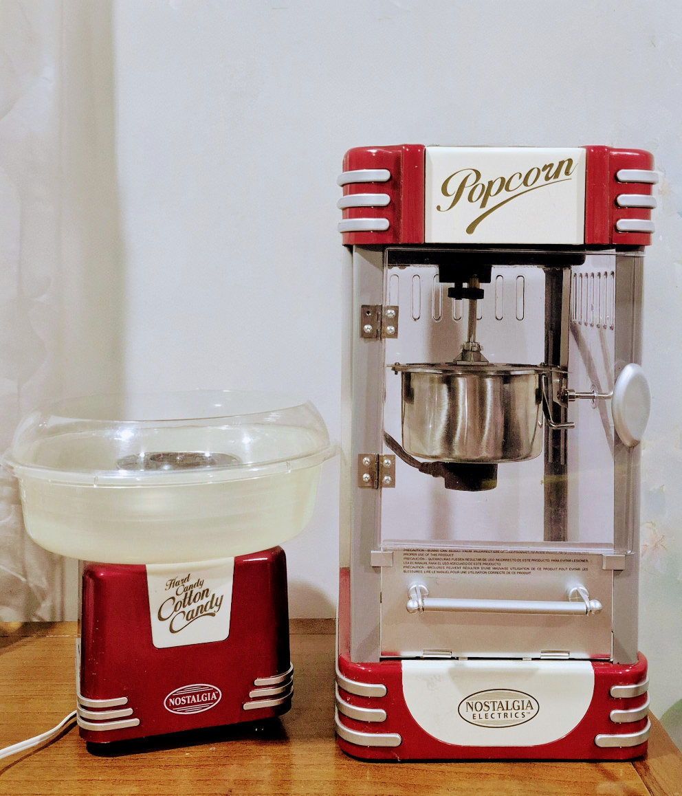 Nostalgia Electrics Popcorn Machine & Cotton Candy Maker
