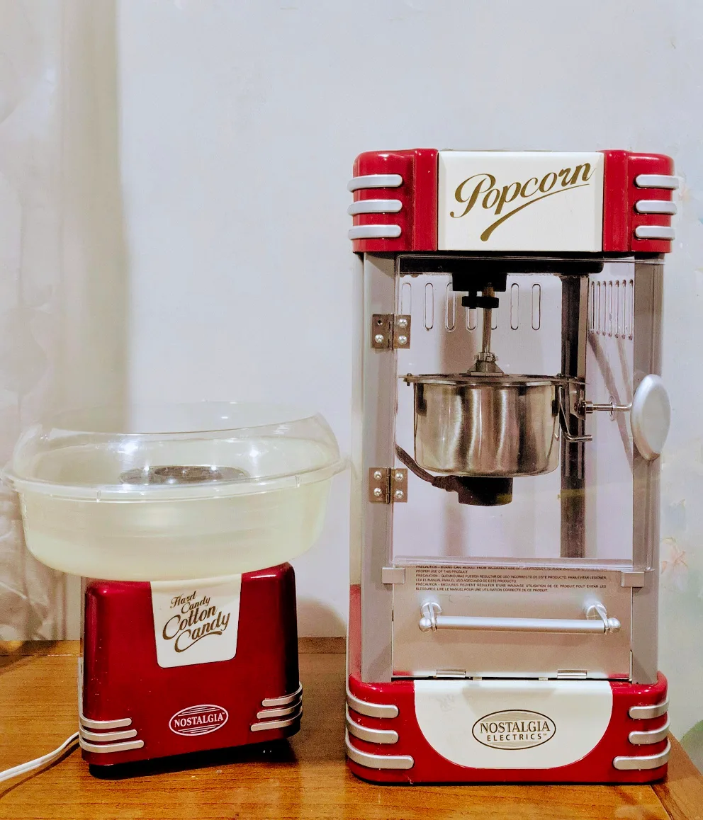 Nostalgia Electrics Popcorn Machine & Cotton Candy Maker thumbnail